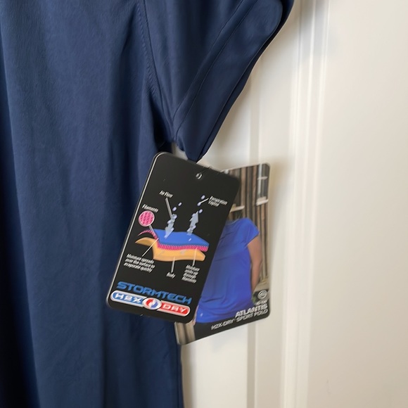 NWT Stormtech polo shirt navy size M - Picture 3 of 5